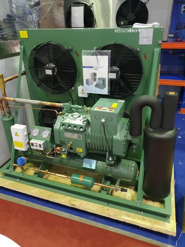 Cụm máy nén Meluck Giải Nhiệt Gió sử dụng máy nén BITZER - Đức (Thổi ngang)