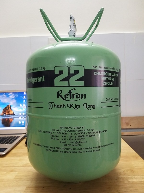 Gas lạnh R22 Refron Bình 13.6Kg Ấn Độ